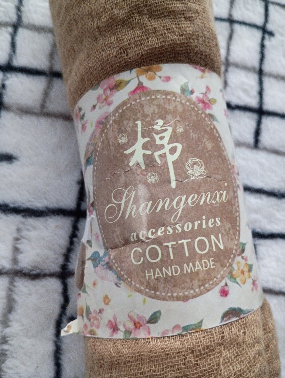 Cotton Handmade Scarf, Dimensions Unknown